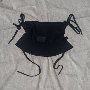 HESTA Lil’ Gremlin Hat in VOID (black) colorway. Size S/M